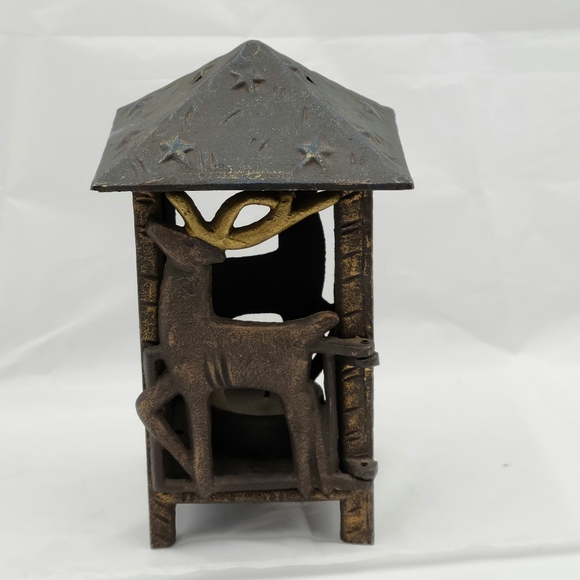 MCF cast iron candle lantern - Picture 2 of 5